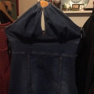 Baby Phat Jean Dress - halter top style